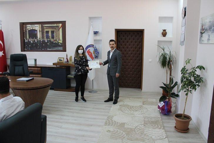 Kaymakam Karadağ’dan amir ve personellere ‘’Başarı belgesi’’ G4