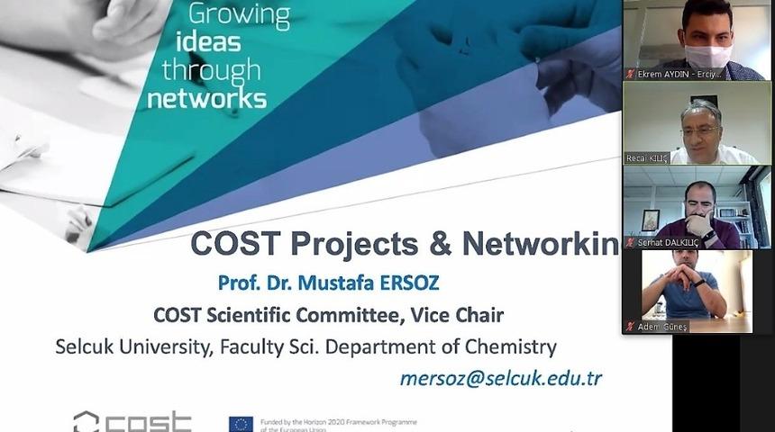 Erciyes Teknopark Tarafından COST Projeleri ile İlgili &Ccedil;evrimi&ccedil;i Bilgi G&uuml;n&uuml; D&uuml;zenlendi