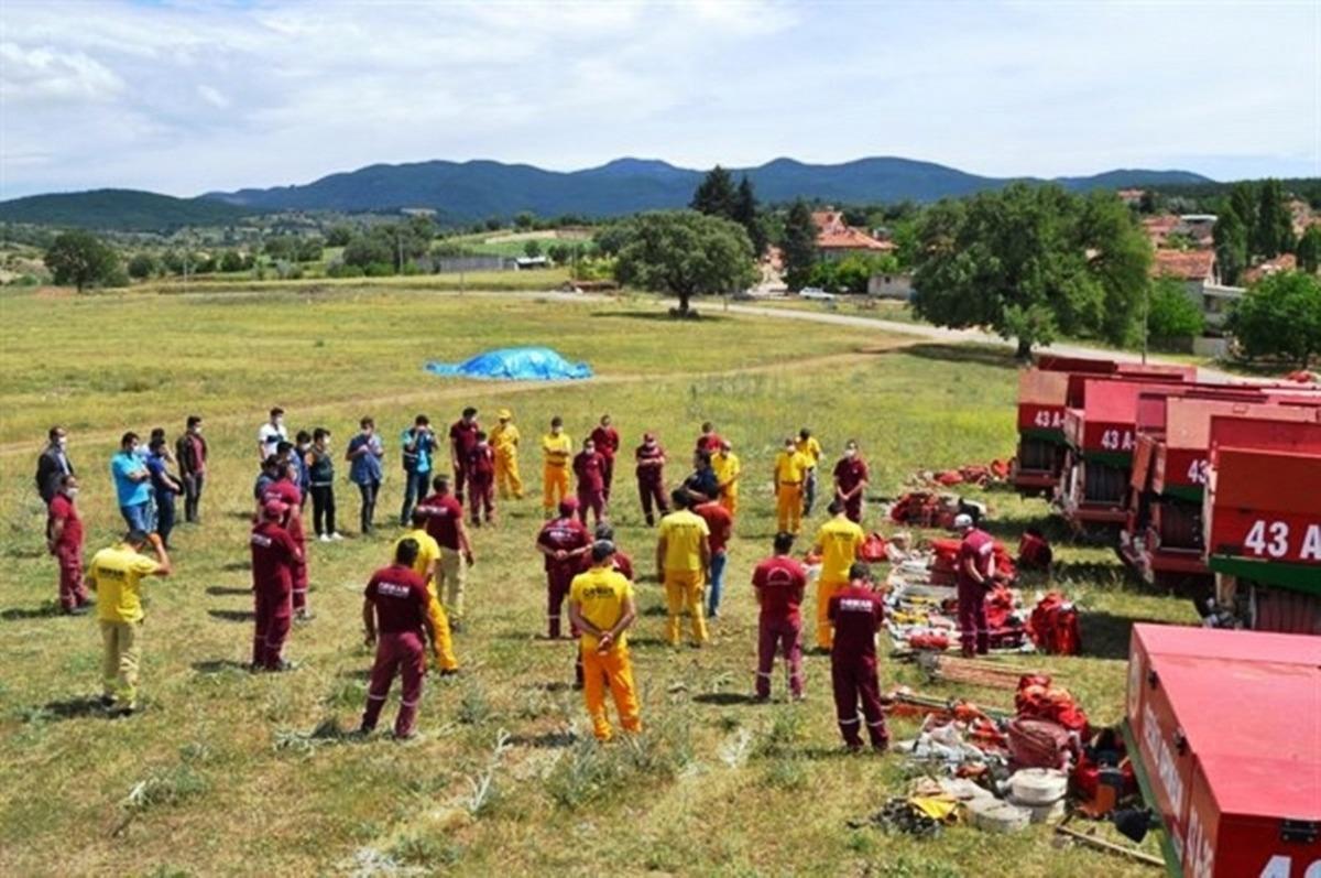 K&uuml;tahya&rsquo;da Orman Yangınları ile M&uuml;cadele İş Başı Eğitimleri
