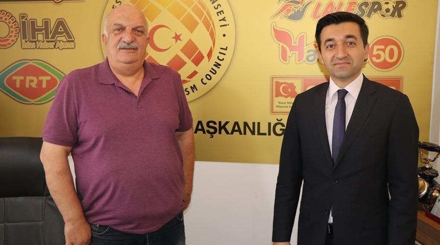 TKDK İl Koordinatörü Şenoğlu, Küresel Gazeteciler Konseyini ziyaret etti