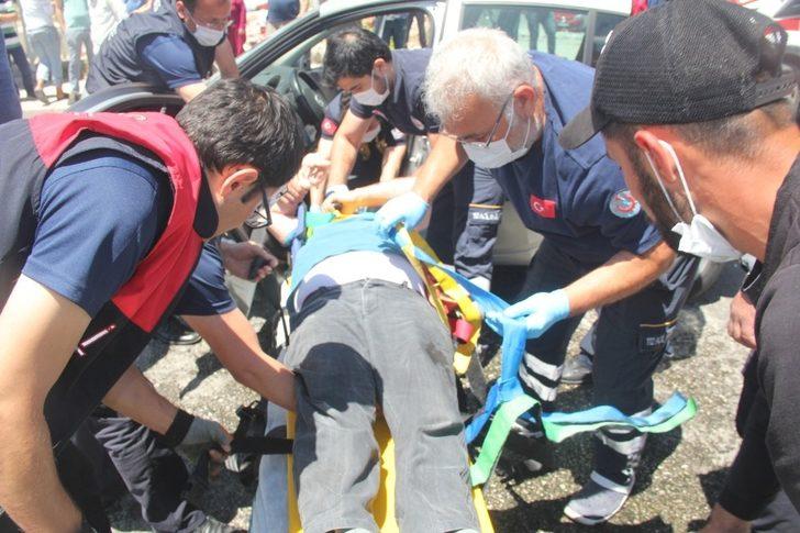 Kırmızı ışık ihlali kazaya neden oldu G3