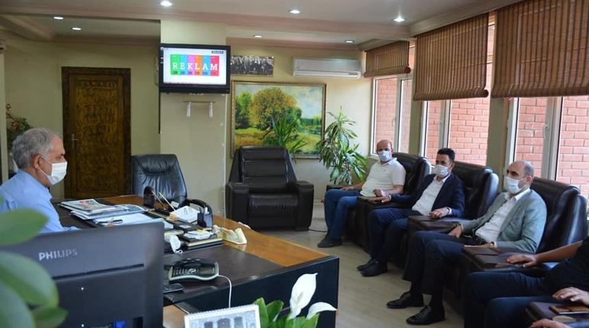 İl m&uuml;d&uuml;rlerinden Bayırk&ouml;y Belediye Başkanı Yaman&rsquo;a ziyaret