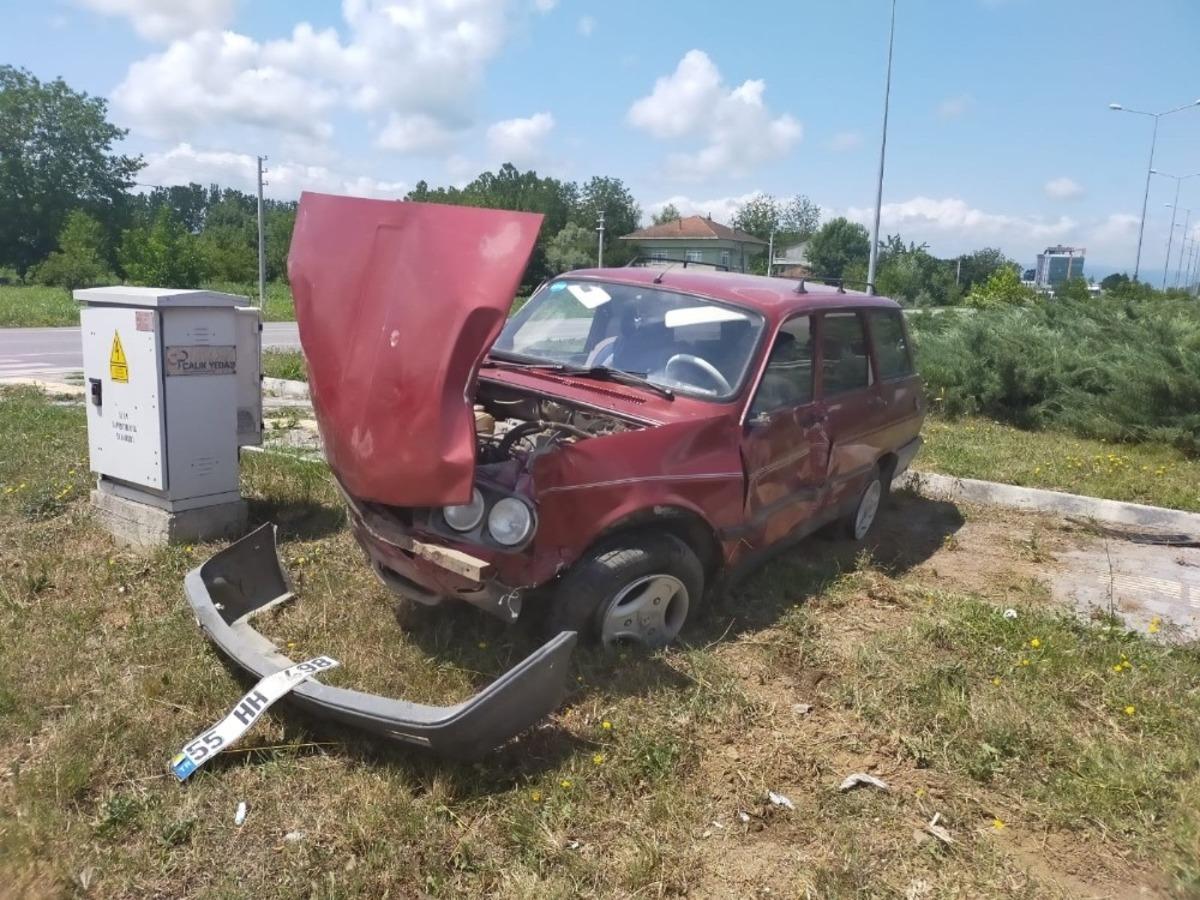 Takla atan ara&ccedil;tan yaralı olarak &ccedil;ıkarıldı