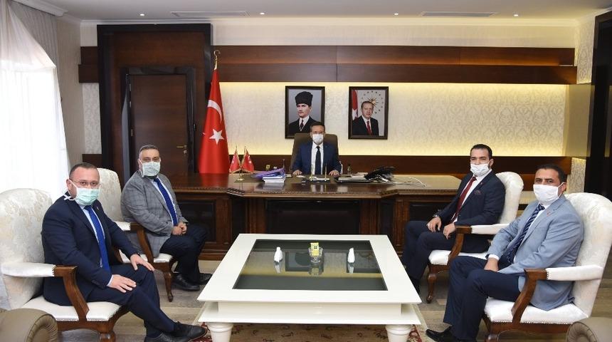 Aydın Veteriner Hekimleri Odası&rsquo;ndan Vali Aksoy&rsquo;a ziyaret
