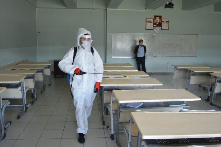 Havza’da YKS öncesi dezenfeksiyon G1