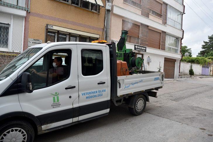 Tepebaşı’nda sinek ilaçlama çalışmaları G4