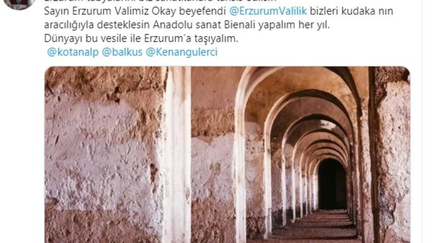 Sanat&ccedil;ılar Vali Memiş&rsquo;e &ccedil;ağrıda bulundu