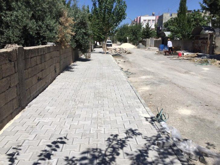 Sümerevler Mahallesinde kaldırım çalışması G2