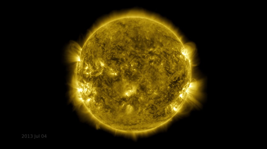 G&ouml;rsel ş&ouml;len sundu: NASA 425 milyon G&uuml;neş fotoğrafından video oluşturdu!