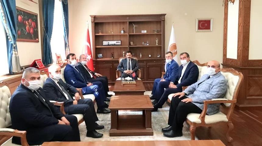 Başkan Şahiner Vali Masatlı&rsquo;yı ziyaret etti