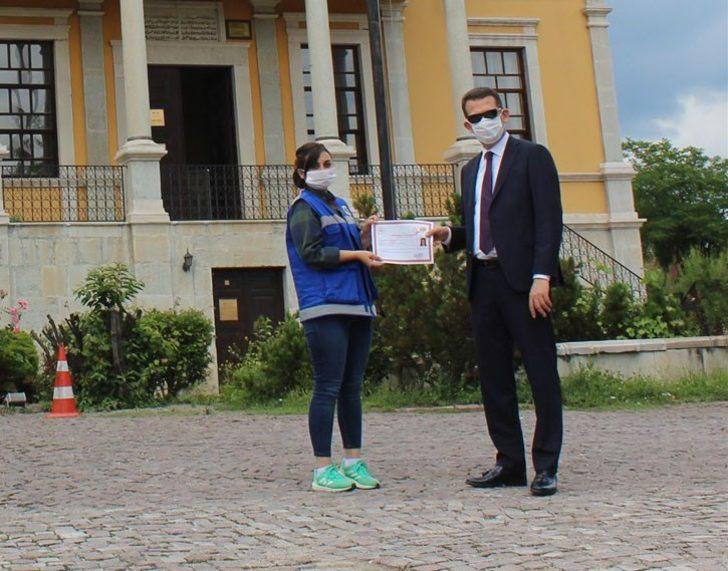 Kaymakam vefa grubuna başarı belgesi verdi G2