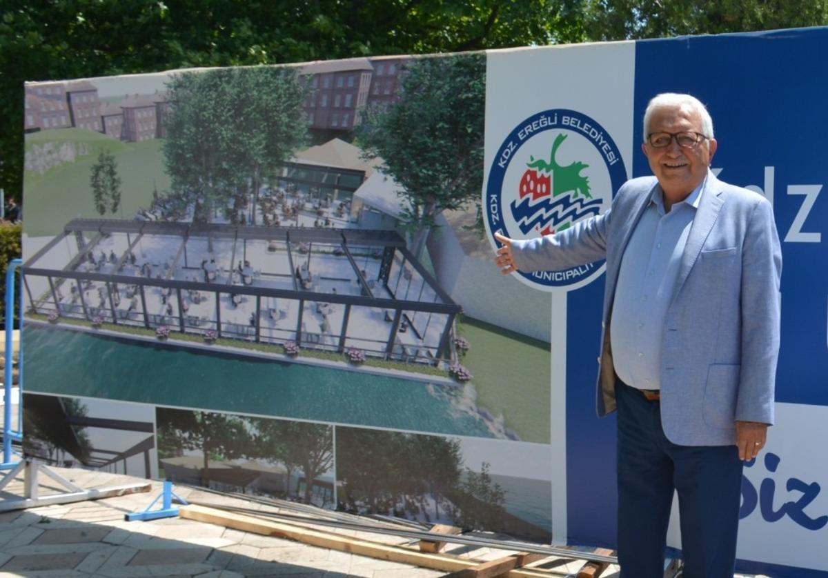 Kdz. Ereğli Belediyesi Halk Kafe&rsquo;de &ccedil;ayı 1 TL&rsquo;den verecek