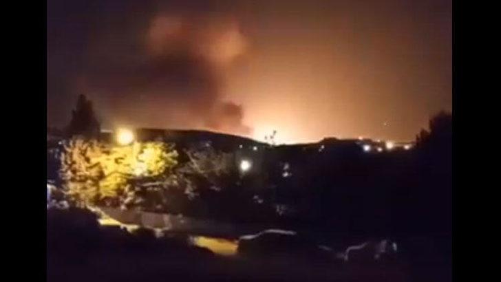 İran'da korkutan patlama! Kameralara böyle yansıdı