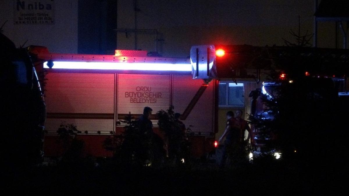 Ordu&rsquo;da yağ fabrikasında yangın