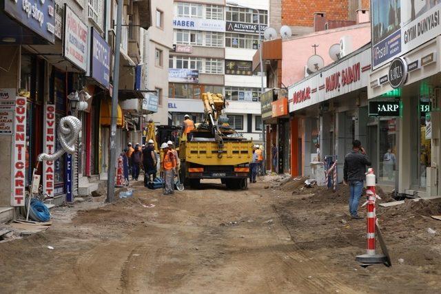 Nar Caddesindeki altyapı çalışmaları tamamlandı