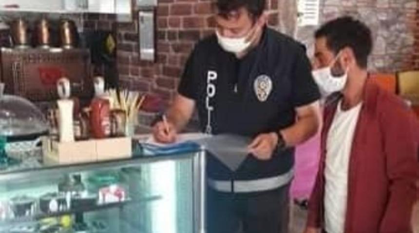 Emet polisinden Korona vir&uuml;s tedbirleri kapsamında denetim