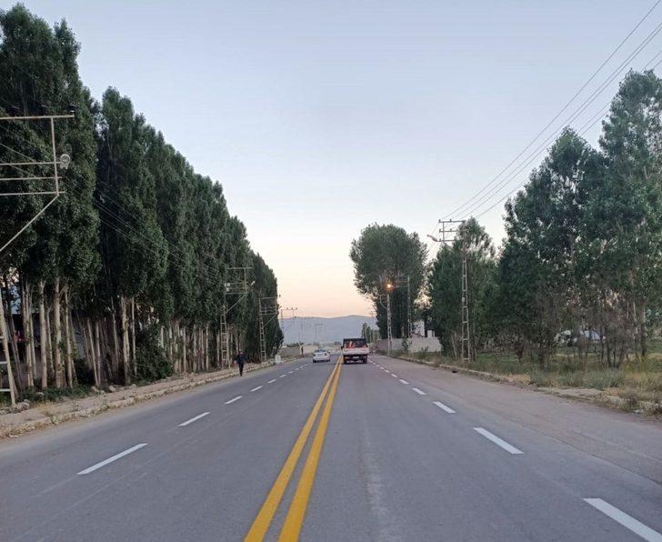 Muradiye’de yol çizgileri yenilendi G1