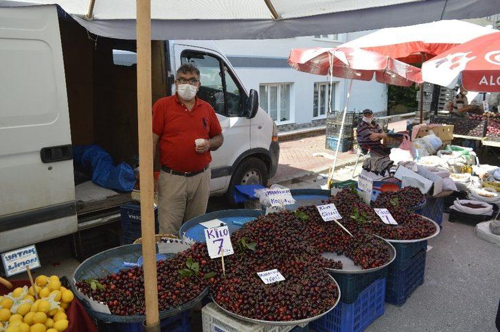 Hem hava şartları hem de Korona virüs kiraz satıcılarını vurdu G4