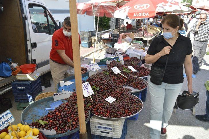 Hem hava şartları hem de Korona virüs kiraz satıcılarını vurdu G5
