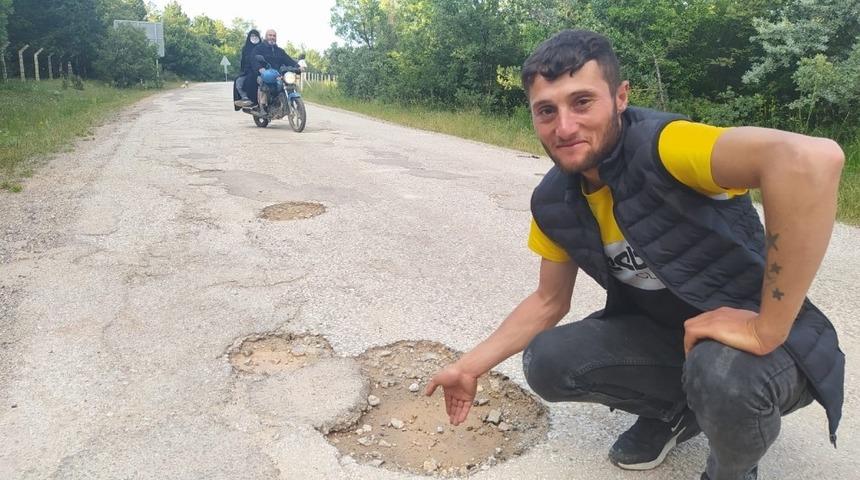 Yol değil adeta k&ouml;stebek yuvası