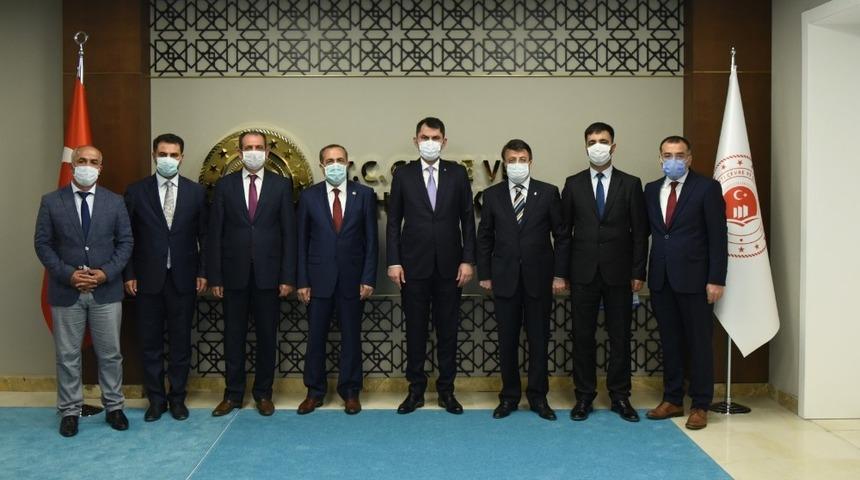 Başkan Ensari’den Bakanlıklara ziyaret