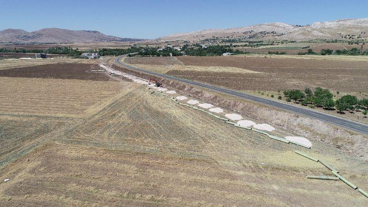 Ergani barajı sulaması inşaatında çalışmalar hızla devam ediyor G2