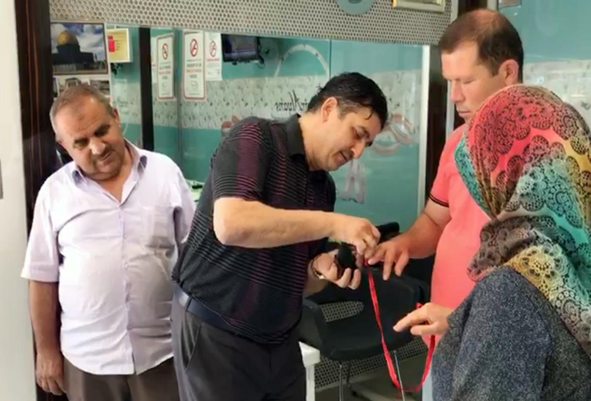 S&ouml;z y&uuml;z&uuml;ğ&uuml; t&ouml;renini kuyumcuda yaptılar