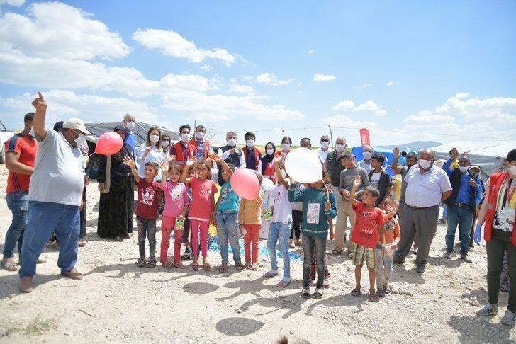 Mevsimlik işçiler ve çocuklarını mutlu eden etkinlik G2