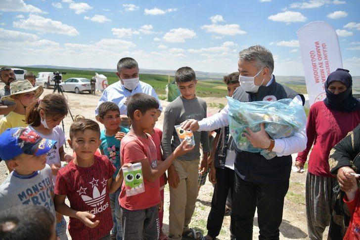 Mevsimlik işçiler ve çocuklarını mutlu eden etkinlik G5