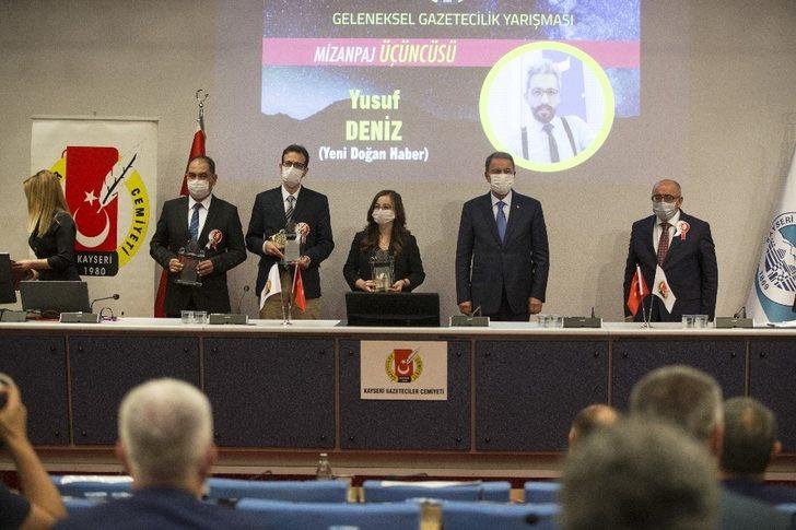 Başkan Büyükkılıç Kayseri Gazeteciler Cemiyeti ödül törenine katıldı G4