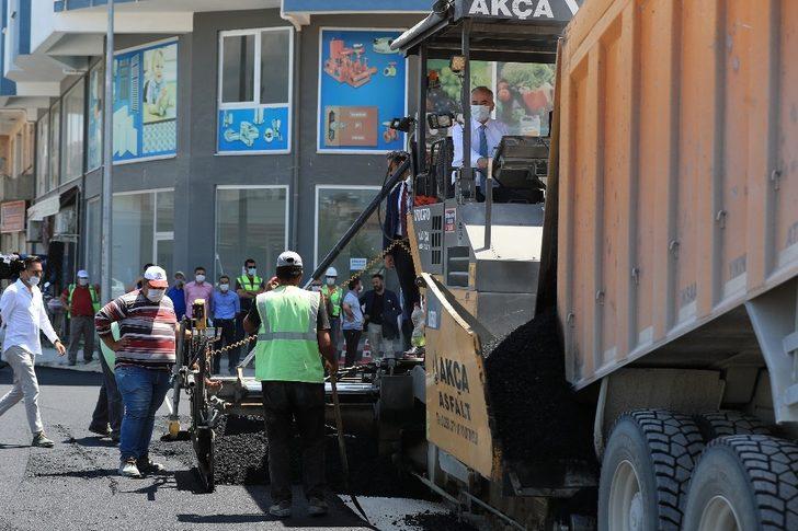Altyapı çalışmaları biten Sarayköy’de asfalt çalışmaları başladı G2