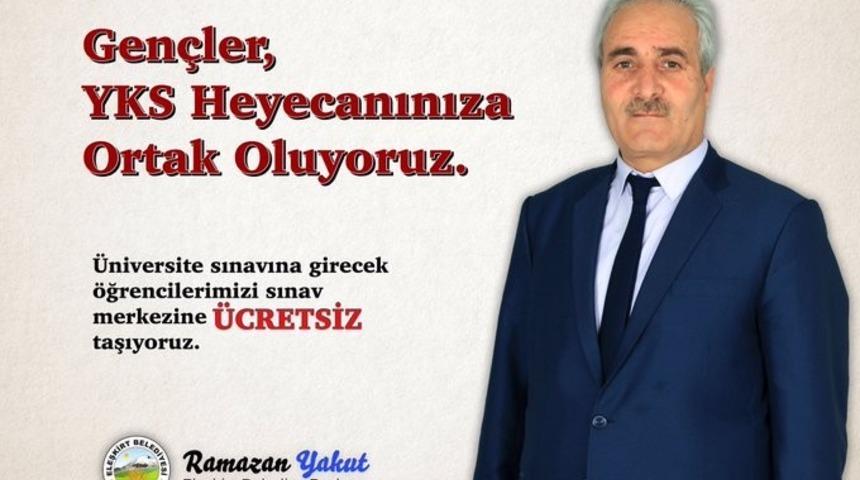 Öğrenciler Eleşkirt’ten Ağrı’ya sınav günü ücretsiz taşınacak