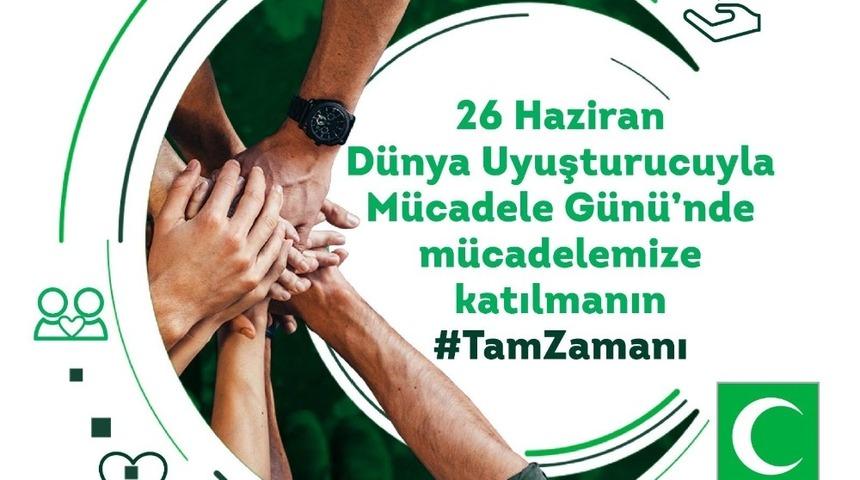 Yeşilay&rsquo;dan uyuşturucu bağımlılığı ile topyek&uuml;n m&uuml;cadele &ccedil;ağrısı