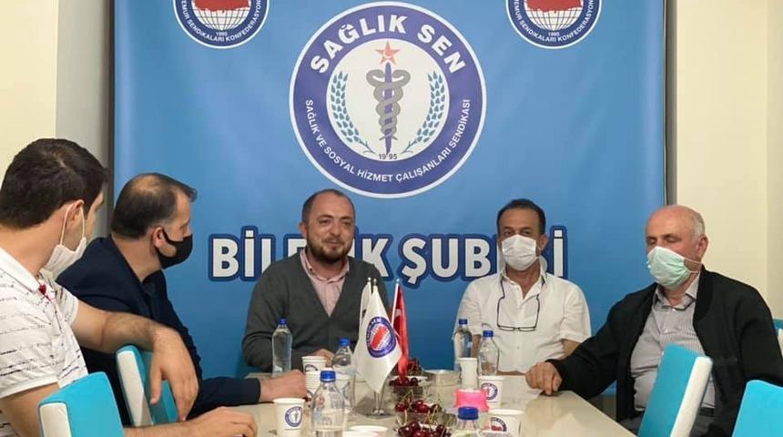 İl Başkanı Karabıyık’tan Bilecik Sağlık-Sen’e ziyaret