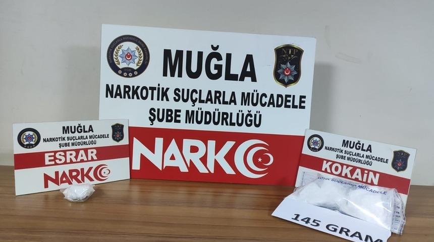 Marmaris&rsquo;te uyuşturucu operasyonuna 5 g&ouml;zaltı