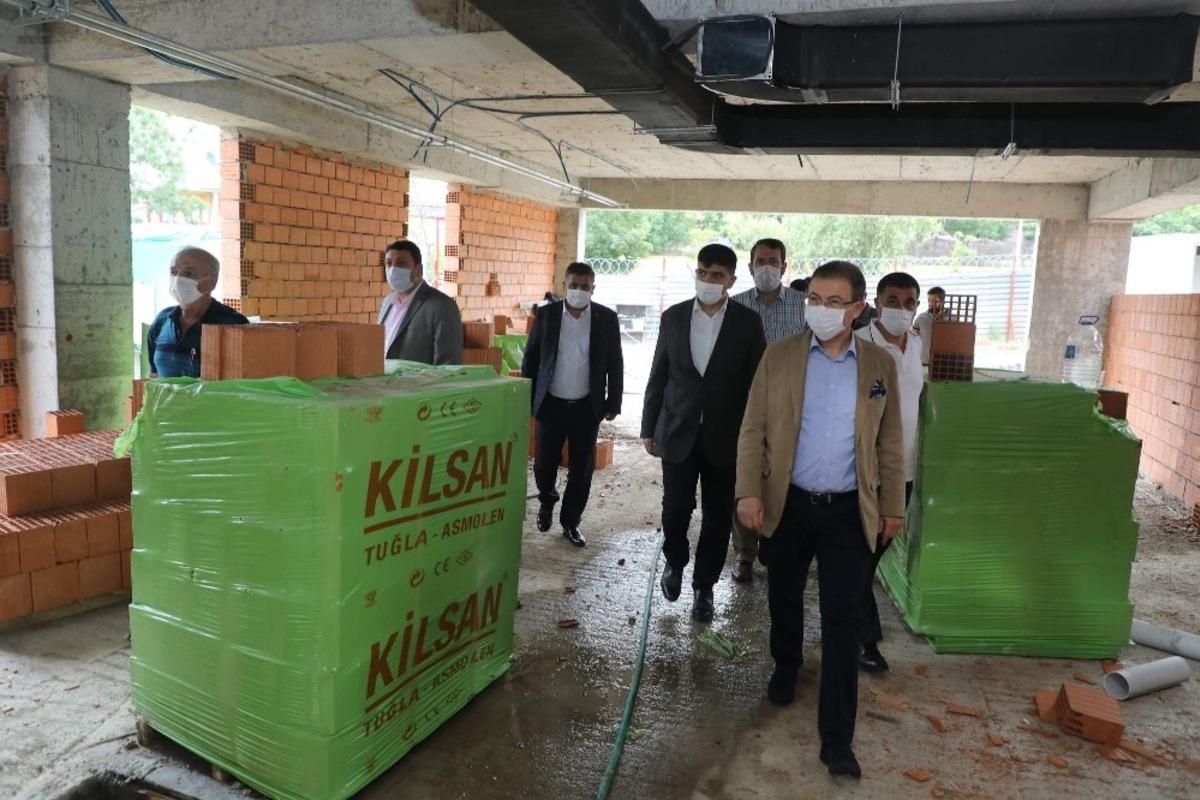 Akşemsettin&rsquo;de y&uuml;zme havuzunda sona yaklaşıldı