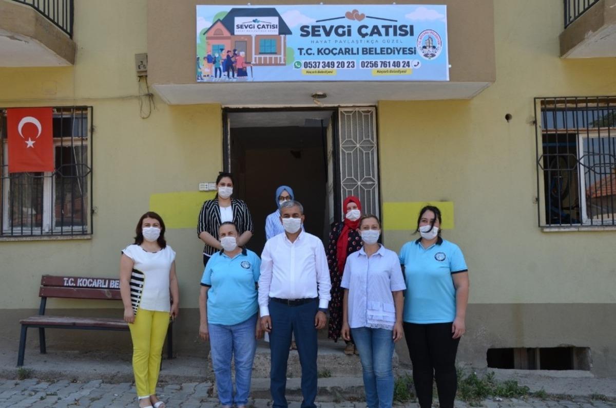 Ko&ccedil;arlı Belediyesi&rsquo;nin &ldquo;Sevgi &Ccedil;atısı&rdquo; projesi yoğun ilgi g&ouml;r&uuml;yor