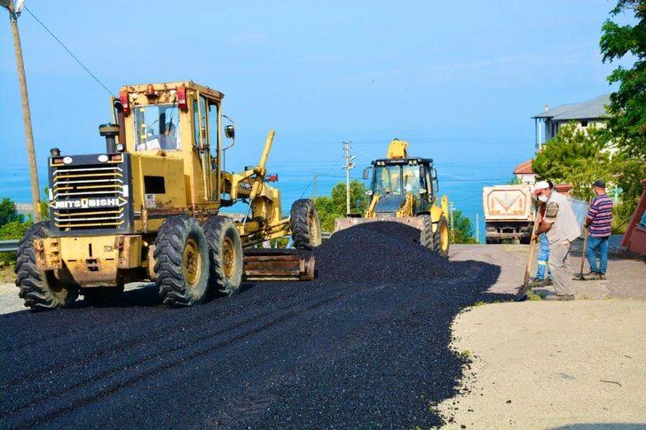 Gülüç’e 400 ton sıcak asfalt döküldü G2