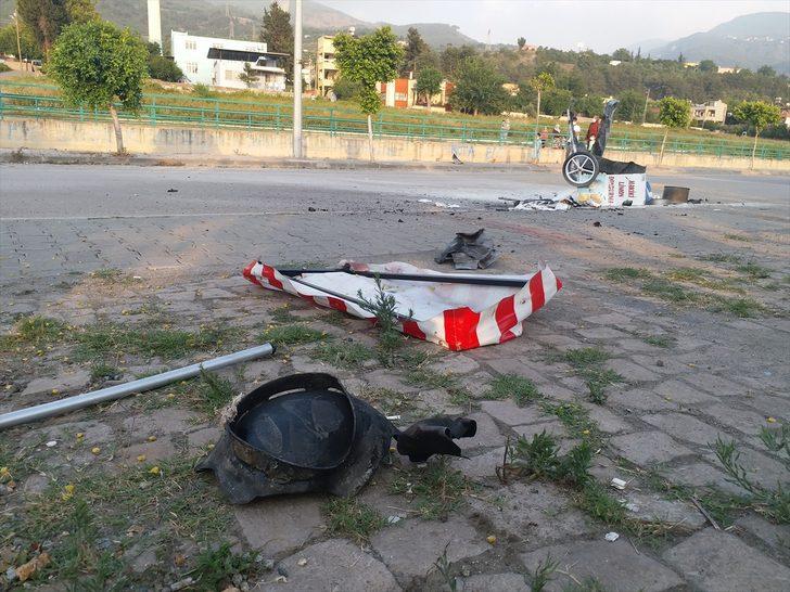 Hatay'da mısır tezgahındaki tüpün patlaması sonucu seyyar satıcı yaralandı G1