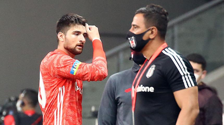 Beşiktaş'ta Ersin Destanoğlu rakip forvetlere geçit vermedi