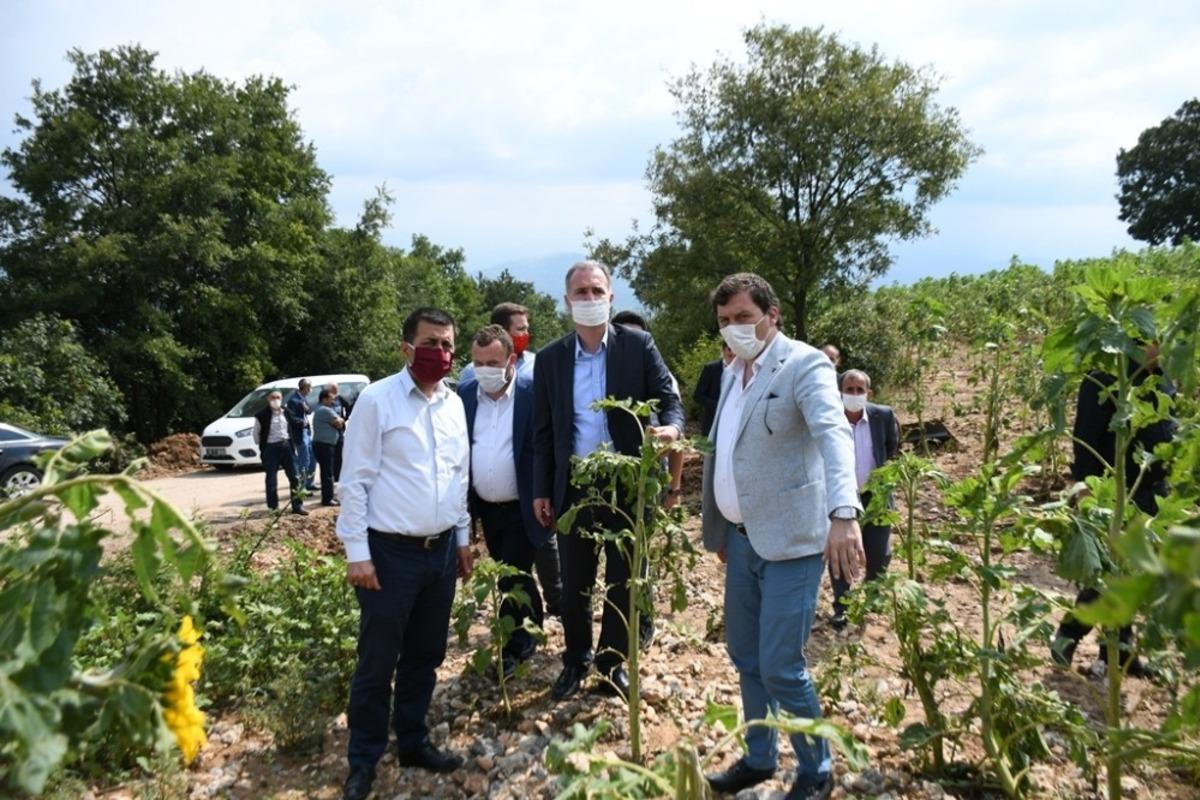 İneg&ouml;l&rsquo;de sel mağduru k&ouml;ylere tohum desteği sağlanacak