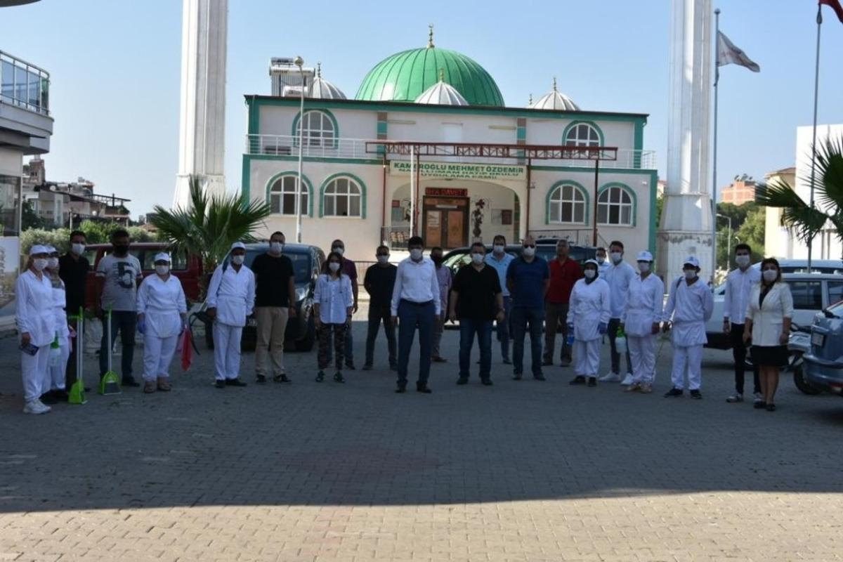 Nazilli Belediyesi, Yeşil Mahalle&rsquo;de dezenfeksiyon &ccedil;alışmalarına başladı