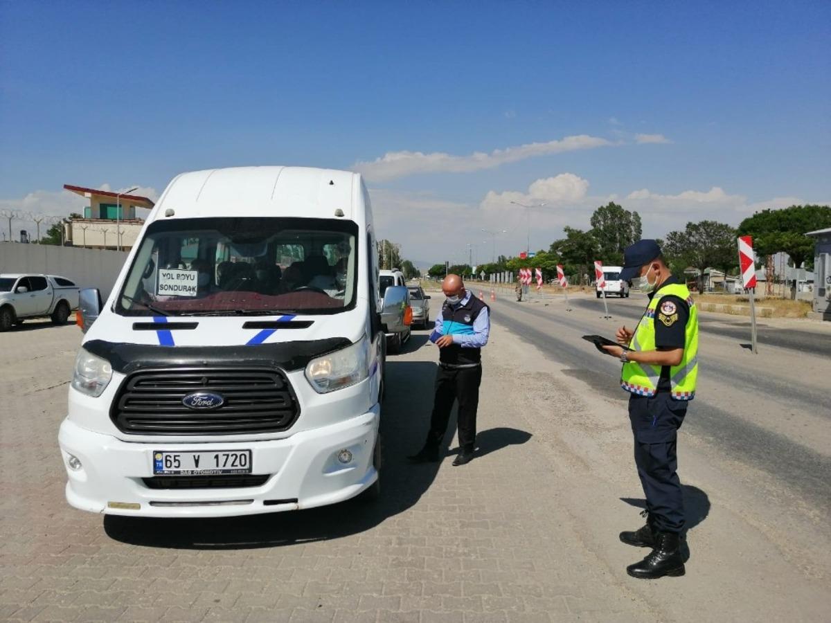 Erciş&rsquo;te toplu taşıma ara&ccedil;ları denetlendi