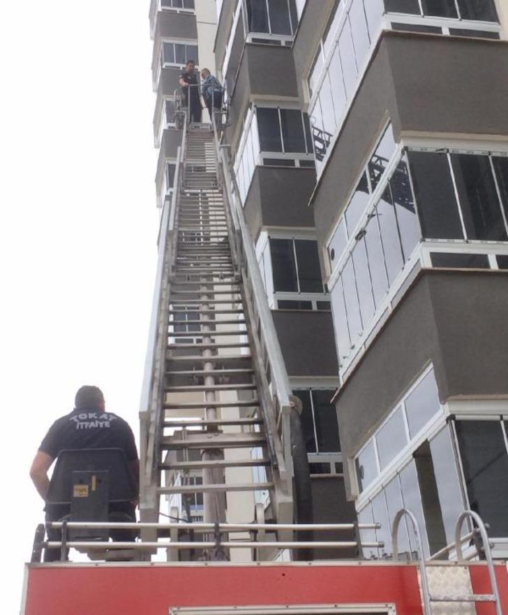 Yer: Tokat! Sınava itfaiye merdiveniyle yetişti G2