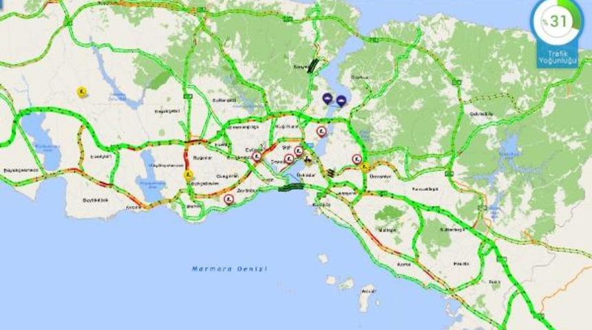 İstanbul'da kısıtlama bitti, trafik yoğunluğu arttı
