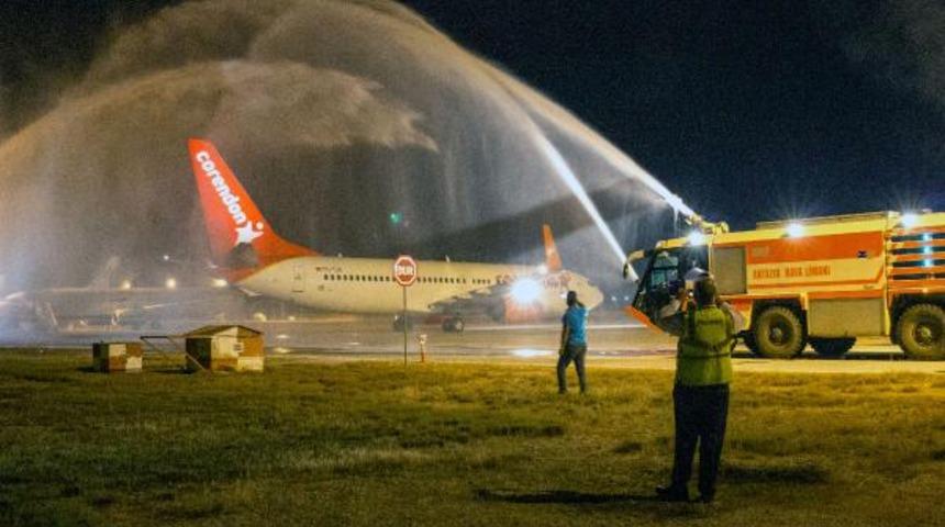 Corendon Airlines Avrupa'dan Anadolu'ya ilk yolcularını indirdi