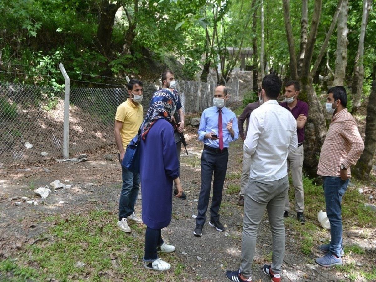 Sason&rsquo;da Sevek mesire alanı &ccedil;alışmalarında sona gelindi