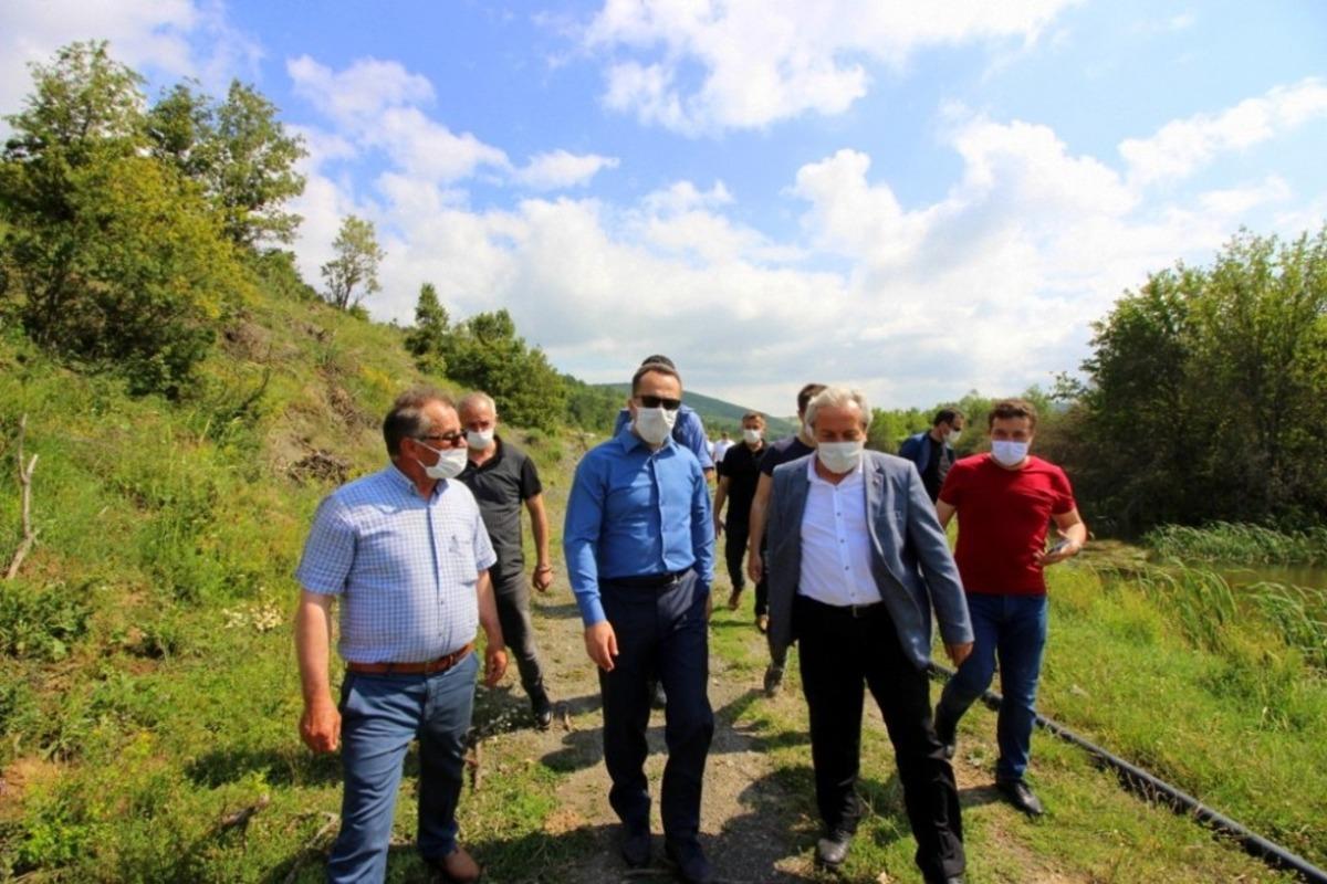 Vali Şent&uuml;rk, Osmaneli ve k&ouml;ylerinde incelemelerde bulundu