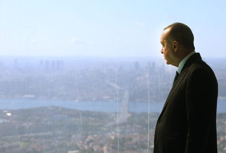 Cumhurbaşkanı Erdoğan, Çamlıca Kulesi'nde inceleme yaptı G1