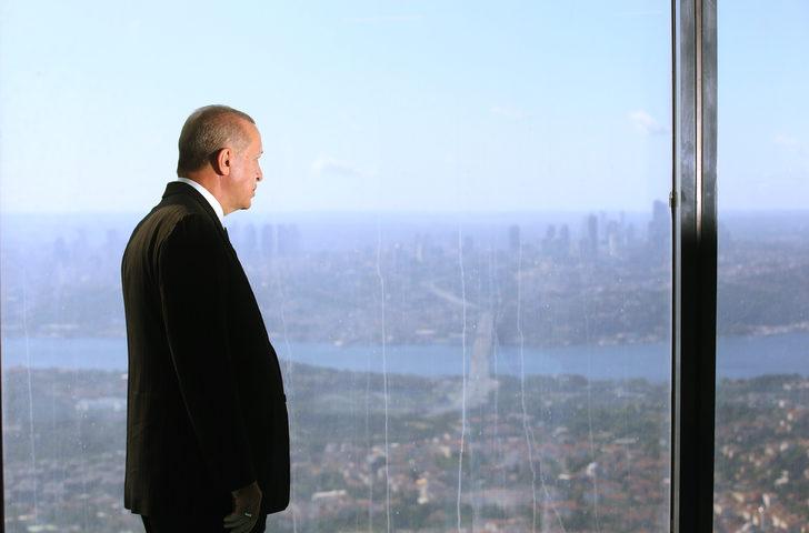 Cumhurbaşkanı Erdoğan, Çamlıca Kulesi'nde inceleme yaptı G2